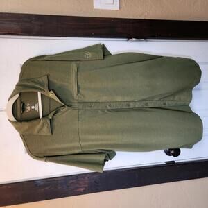 Mountain Hardwear Men's Short Sleeve Olive Green Shirt- Size Large